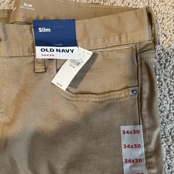 Men's Old Navy Khakis Size 34/30 NWT - Picture 3 of 4